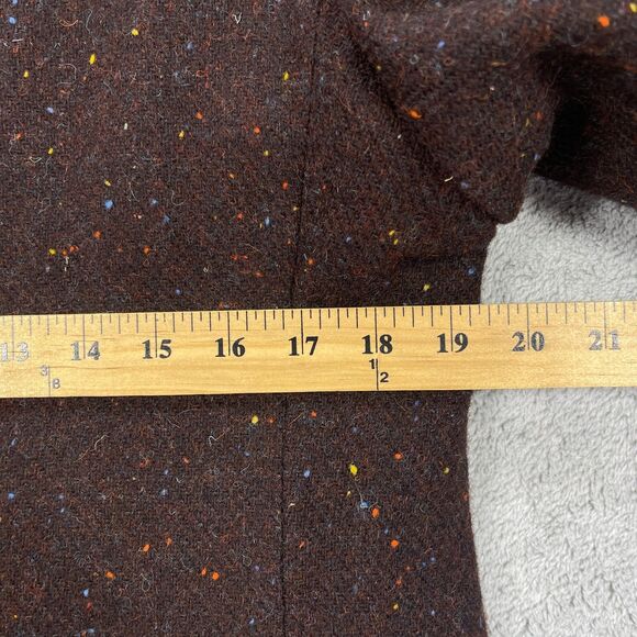 StudioSuits Harris Tweed Blazer Jacket Mens 40S Brown Speckled Wool Hand Crafted - Picture 11 of 15